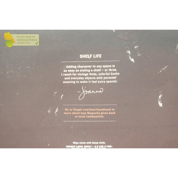 Hearth & Hand with Magnolia Peg Board Shelf and Accessories Kit Gold - Picture 4 of 4